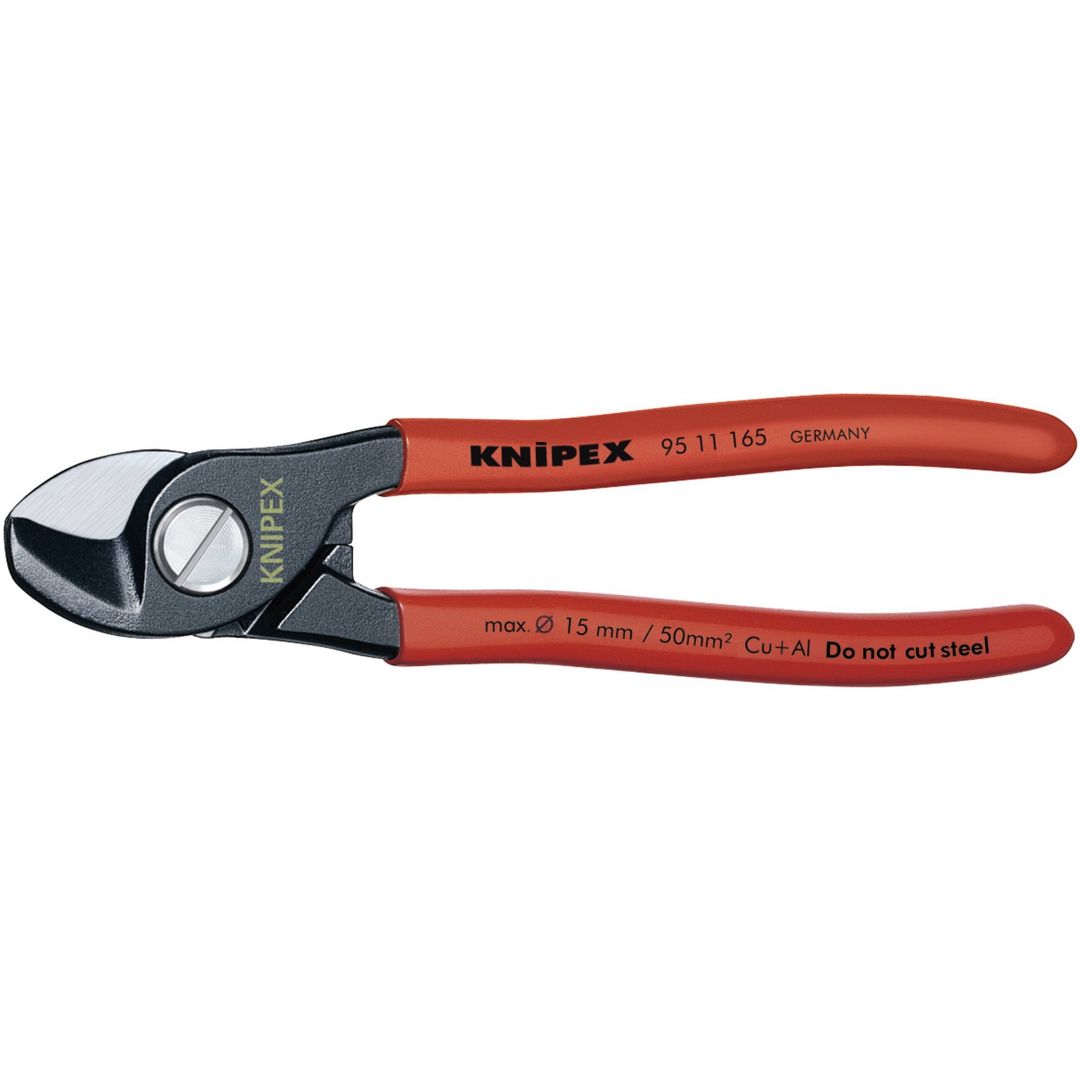Knipex 19590 95 11 165 Sbe Copper Or Aluminium Only Cable Shear 165Mm each - Image 1
