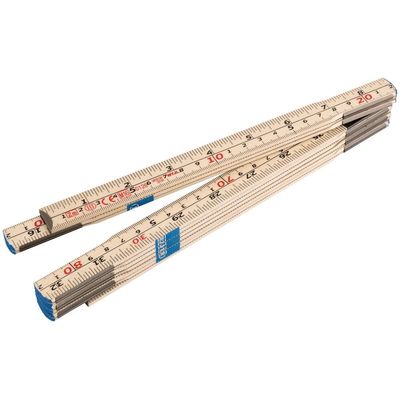 Draper 20703 Folding Wood Rule 2M each