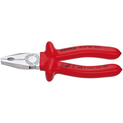 Knipex 21452 03 07 180 Fully Insulated S Range Combination Pliers 180Mm each