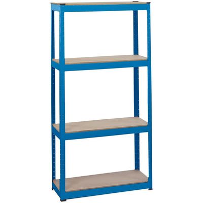 Draper 21658 Steel Shelving Unit 4 Shelves L760 X W300 X H1520Mm each