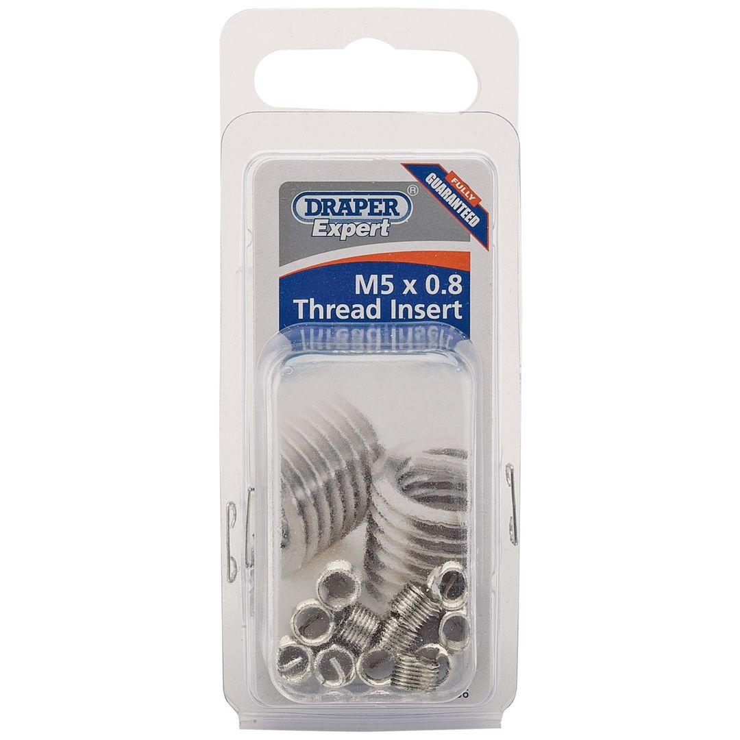 Draper Expert 21706 Metric Thread Insert Refill M5 X 0.8 (Pack Of 12) per pack - Image 1