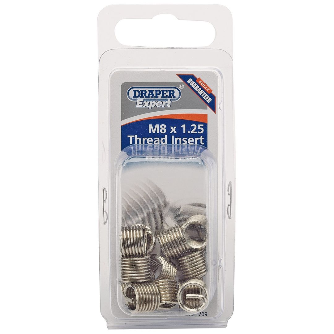 Draper Expert 21709 Metric Thread Insert Refill M8 X 1.25 (Pack Of 12) per pack - Image 1