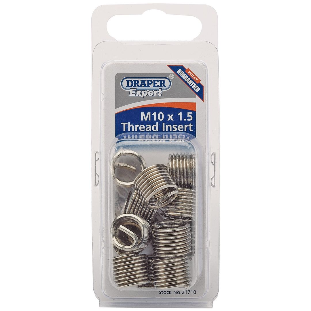 Draper Expert 21710 Metric Thread Insert Refill M10 X 1.5 (Pack Of 12) per pack - Image 1