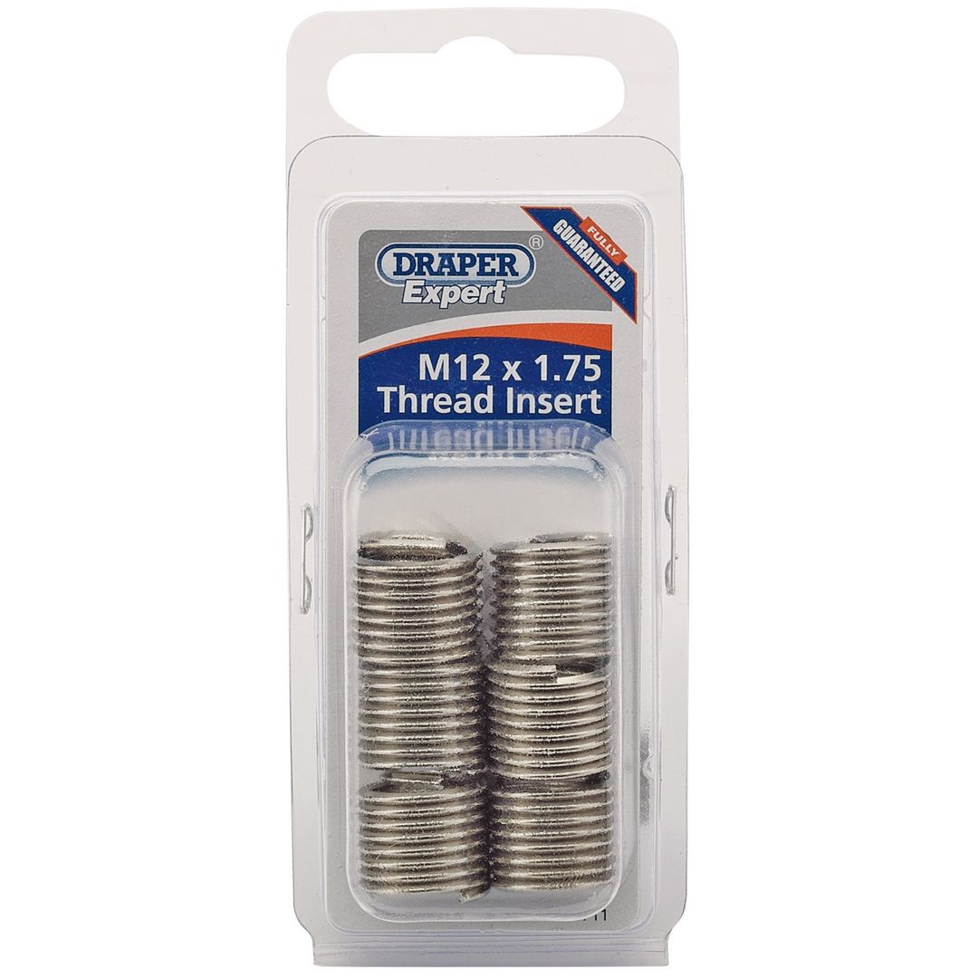 Draper Expert 21711 Metric Thread Insert Refill M12 X 1.75 (Pack Of 6) per pack - Image 1