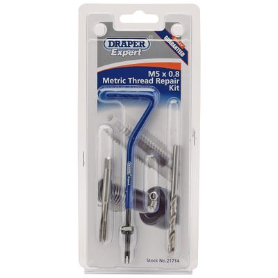 Draper Expert 21714 Metric Thread Repair Kit M5 X 0.8 per kit