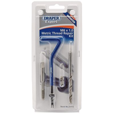 Draper Expert 21715 Metric Thread Repair Kit M6 X 1.0 per kit