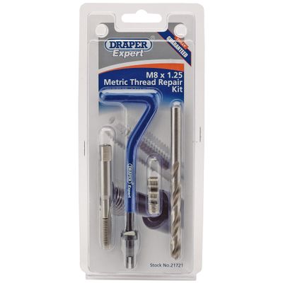 Draper Expert 21721 Metric Thread Repair Kit M8 X 1.25 per kit