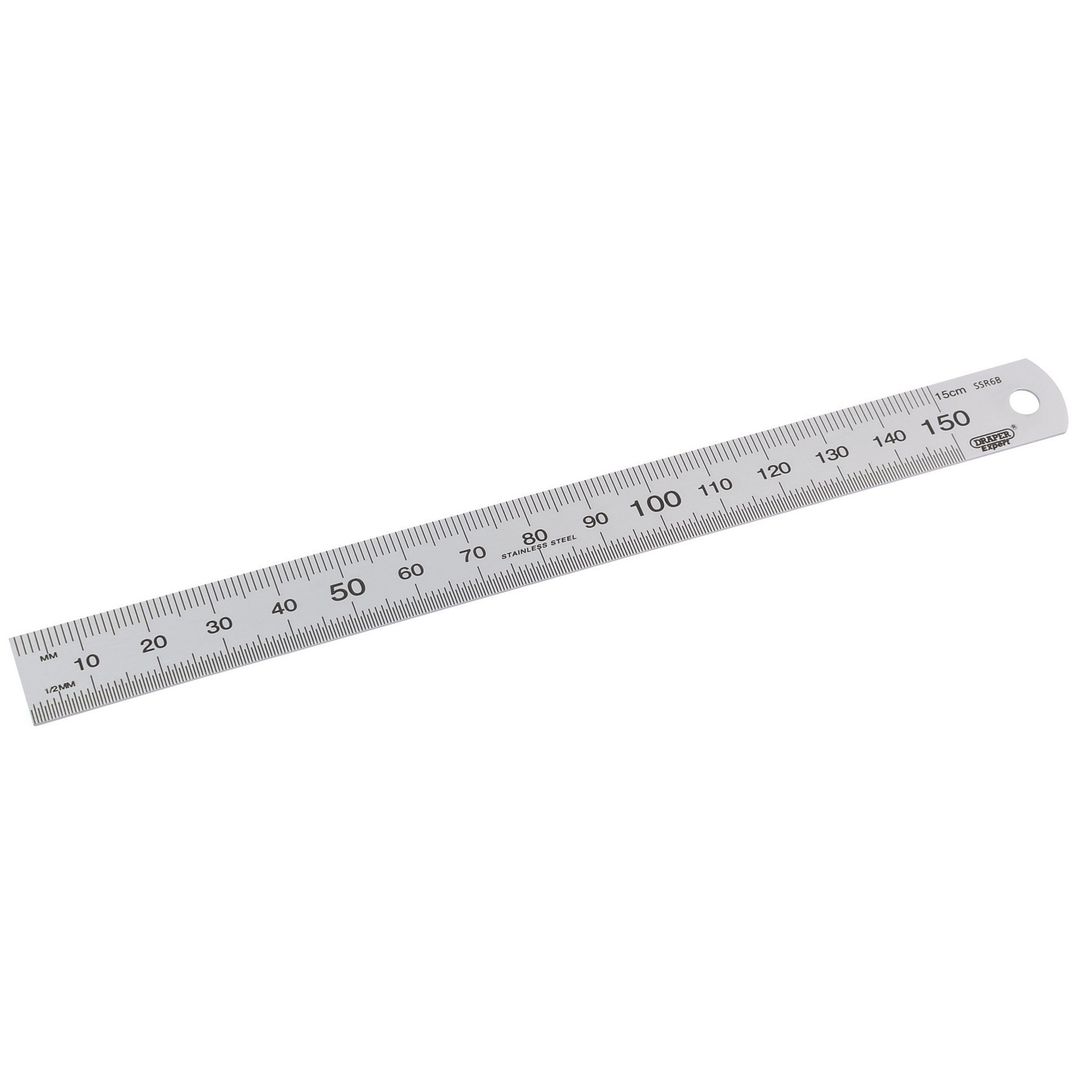 Draper Expert 22670 Stainless Steel Rule 150Mm/ 6in each - Image 1