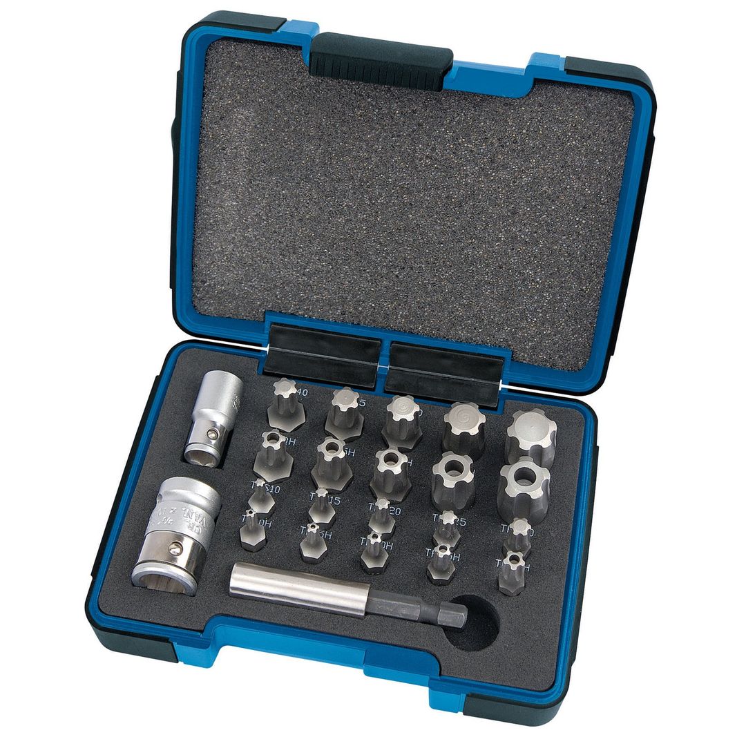 Draper Expert 23241 Draper Tx-Star® 1/4 Plus Bit Set 3/8in Sq. Dr. (23 Piece) per set - Image 1