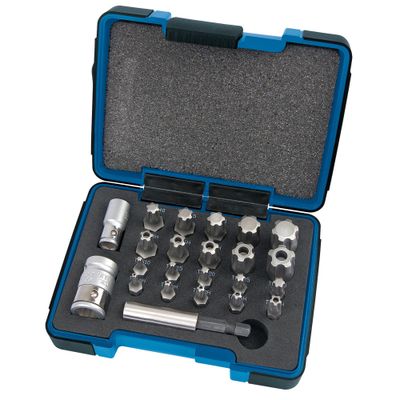 Draper Expert 23241 Draper Tx-Star® 1/4 Plus Bit Set 3/8in Sq. Dr. (23 Piece) per set