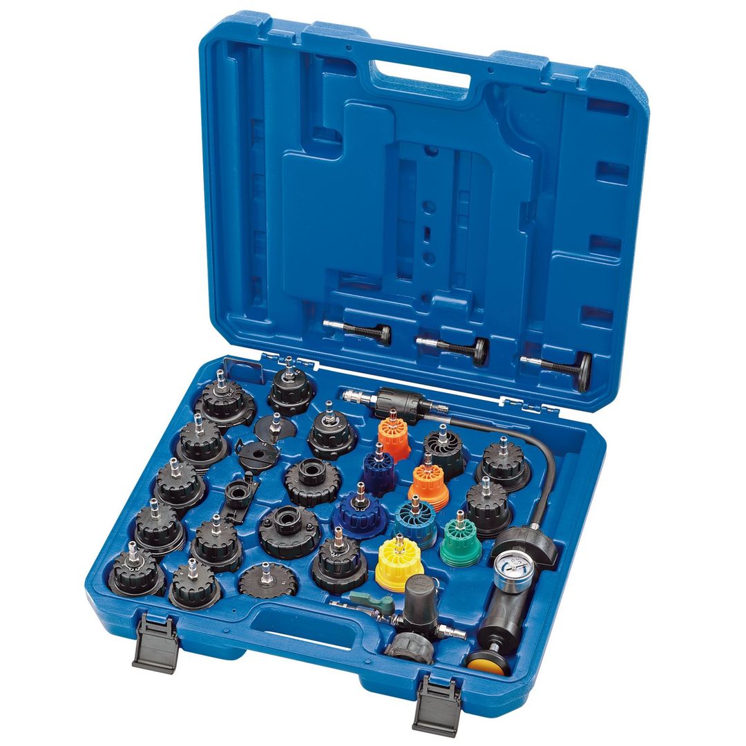 Draper Expert 23420 Radiator And Cap Pressure Test Kit (32 Piece) per kit - Image 1