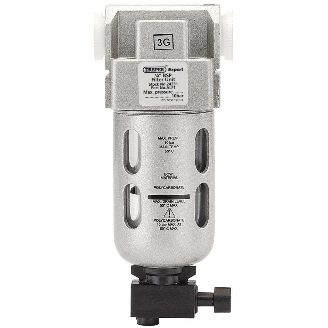 Draper Expert 24331 1/4in Bsp Filter Unit each - Image 1