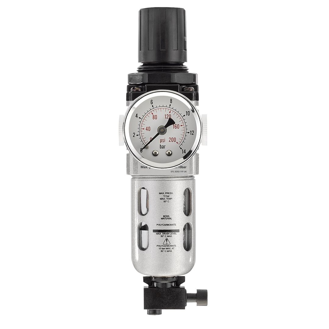 Draper Expert 24332 1/4in Bsp Combined Filter/Regulator Unit each - Image 1