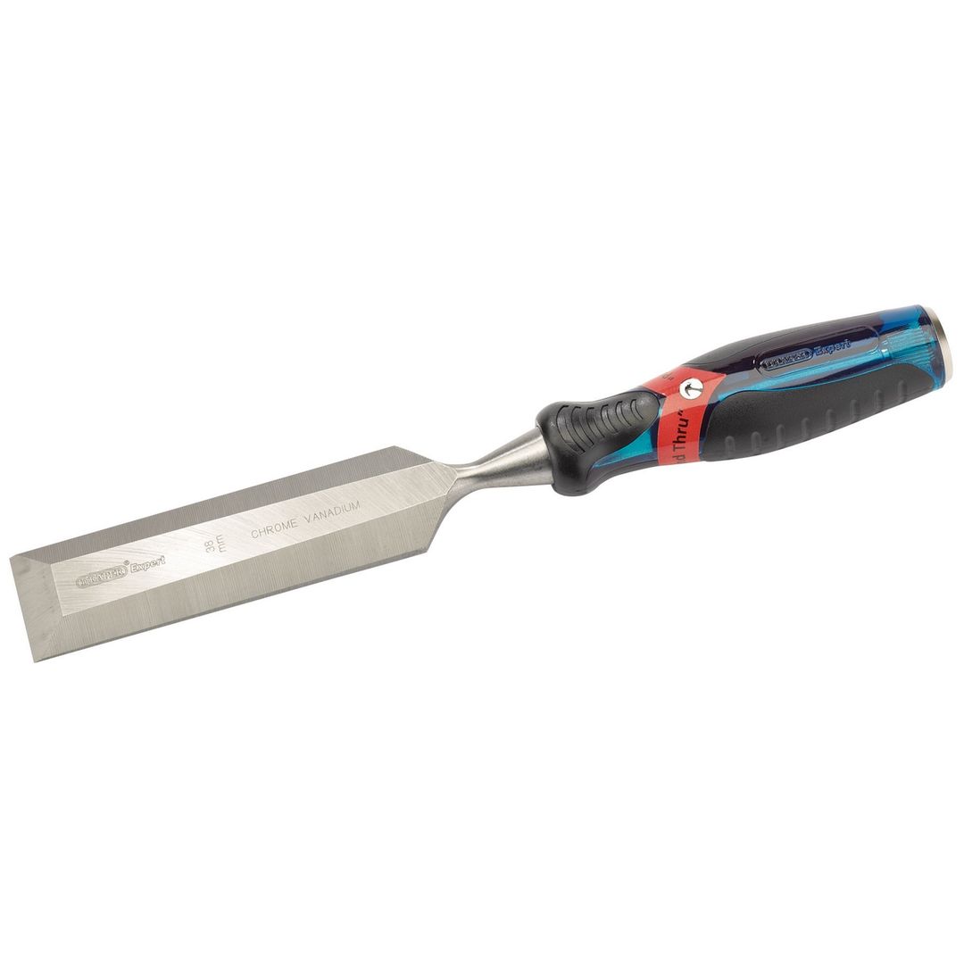 Draper Expert 24411 Soft Grip Pound Thru Bevel Edge Wood Chisel 38 X 140Mm each - Image 1