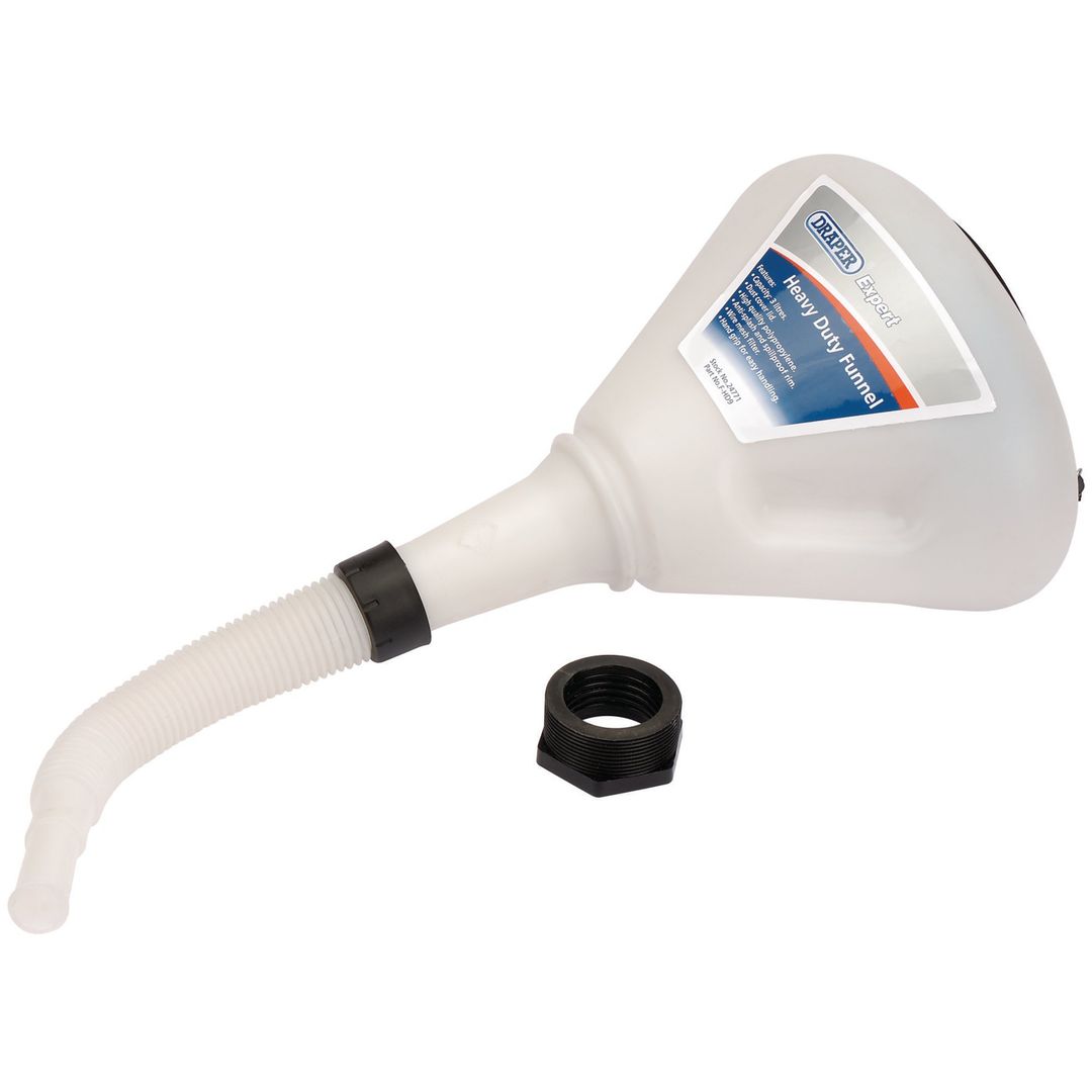 Draper Expert 24771 Polypropylene Funnel 230Mm 3L each - Image 1