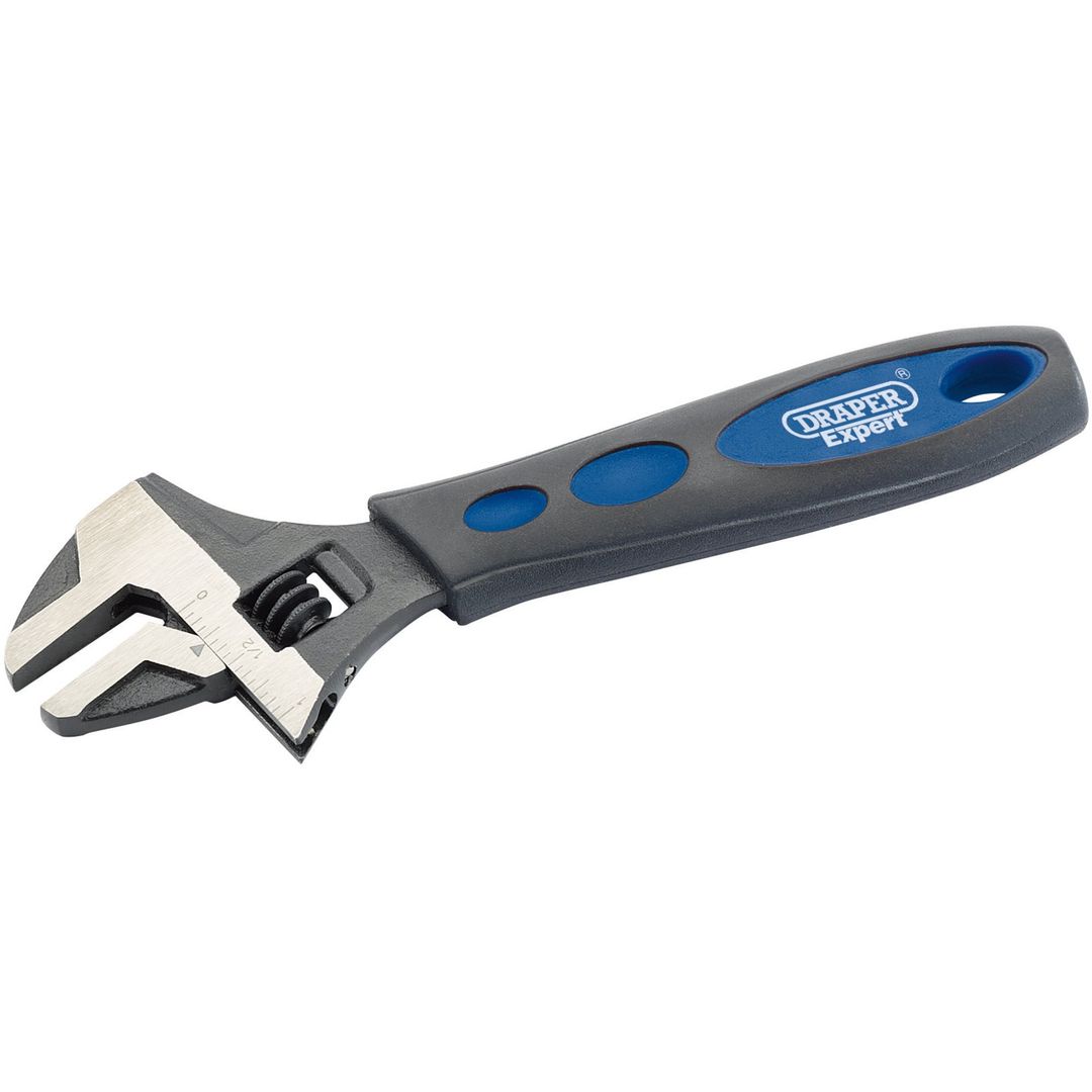 Draper Expert 24893 Soft Grip Crescent-Type Adjustable Wrench 150Mm each - Image 1