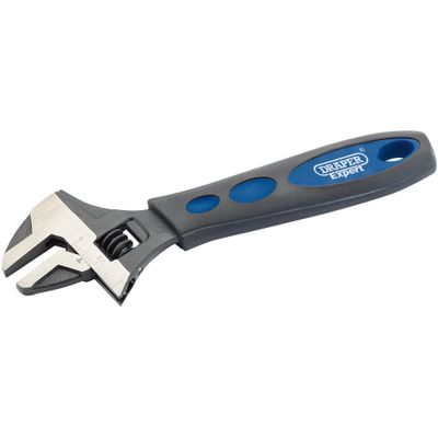 Draper Expert 24893 Soft Grip Crescent-Type Adjustable Wrench 150Mm each