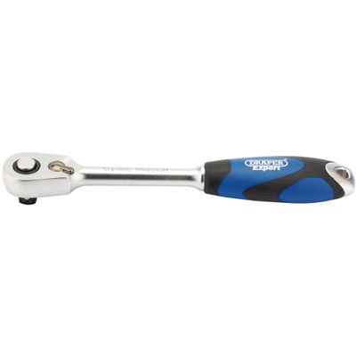 Draper Expert 26515 60 Tooth Micro Head Reversible Soft Grip Ratchet 3/8in Sq. Dr. each