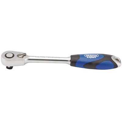 Draper Expert 26516 60 Tooth Micro Head Reversible Soft Grip Ratchet 1/2in Sq. Dr. each