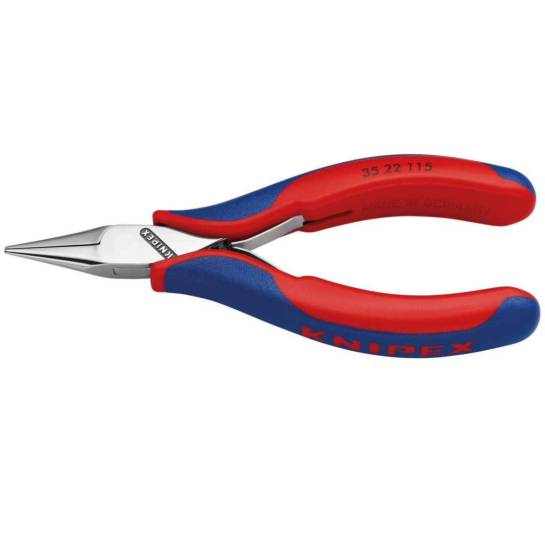 Knipex 27699 35 22 115 Electronics Flat-Round Jaw Pliers 115Mm each - Image 1