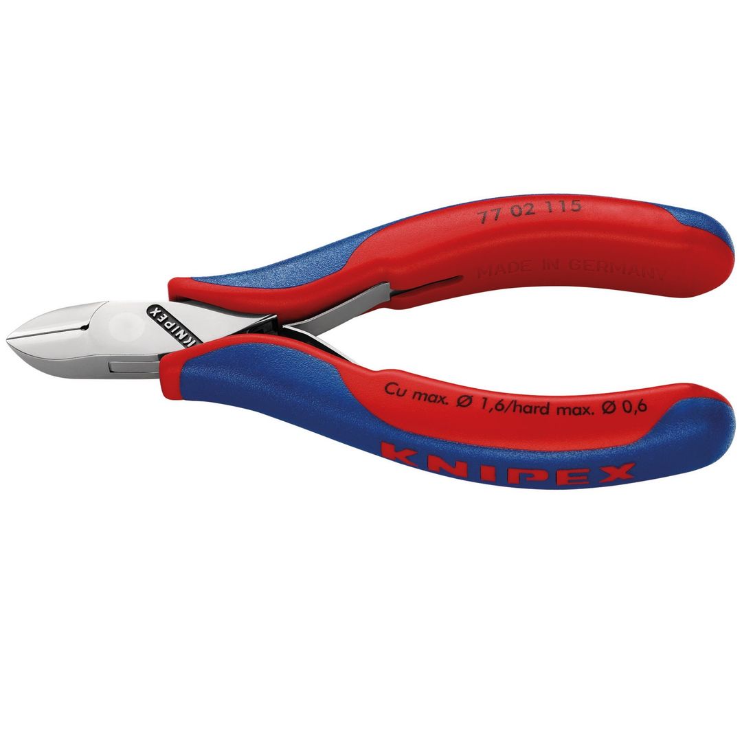 Knipex 27721 77 02 115 Flush Electronics Diagonal Cutters 115Mm each - Image 1