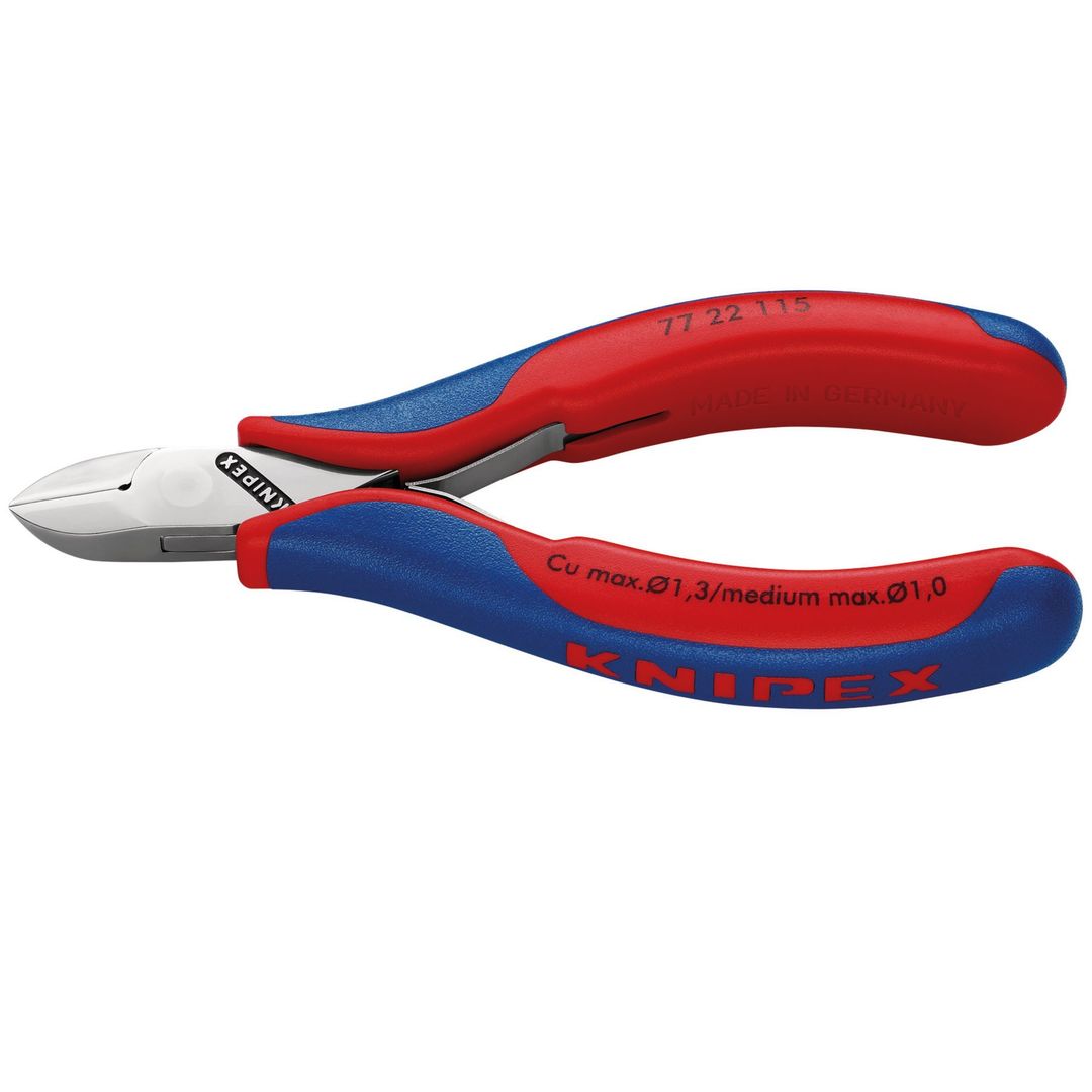 Knipex 27723 77 22 115 Full Flush Electronics Diagonal Cutters 115Mm each - Image 1