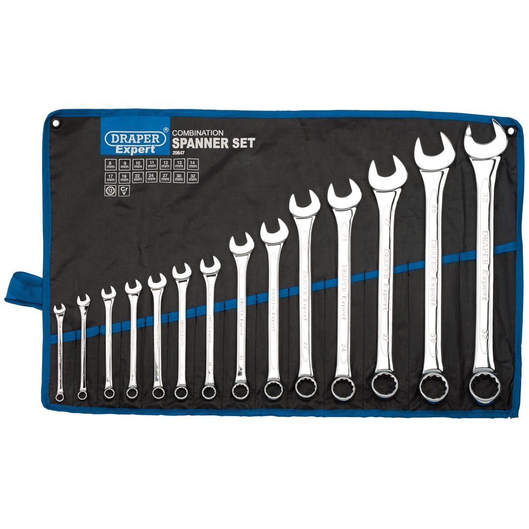 Draper Expert 29547 Hi-Torq® Metric Combination Spanner Set (14 Piece) per set - Image 1