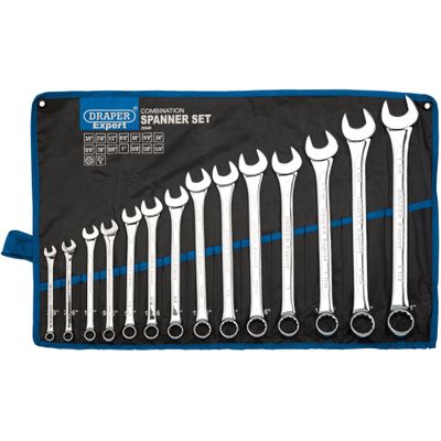 Draper Expert 29548 Hi-Torq® Imperial Combination Spanner Set (14 Piece) per set