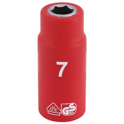 Draper Expert 31325 Fully Insulated Vde Socket 1/4in Sq. Dr. 7Mm each