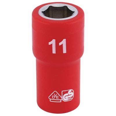 Draper Expert 31485 Fully Insulated Vde Socket 1/4in Sq. Dr. 11Mm each