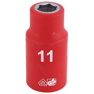Draper Expert 31784 Fully Insulated Vde Socket 1/2in Sq. Dr. 11Mm each