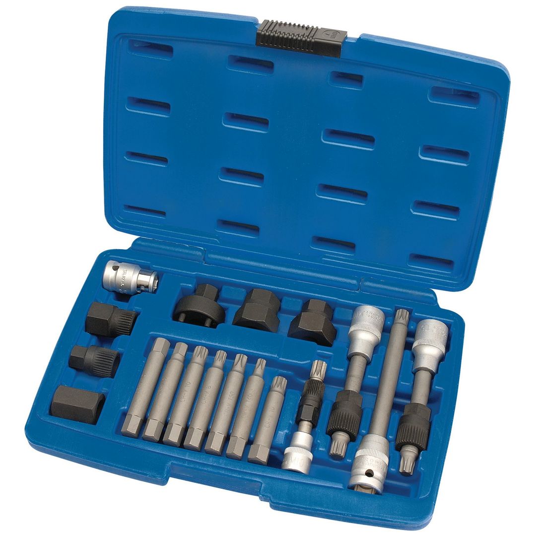 Draper Expert 31921 Alternator Pulley Tool Kit (18 Piece) per kit - Image 1