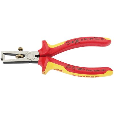 Knipex 31930 11 08 160Uksbe Vde Fully Insulated Wire Stripping Pliers 160Mm each