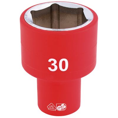 Draper Expert 32000 Fully Insulated Vde Socket 1/2in Sq. Dr. 30Mm each