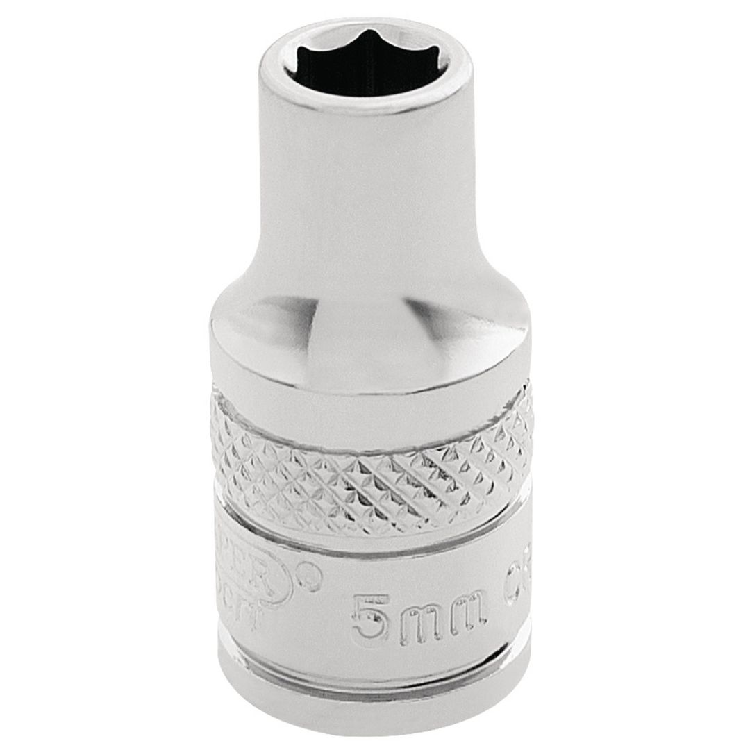 Draper Expert 32427 Hi-Torq® 6 Point Socket 1/4in Sq. Dr. 5.0Mm each - Image 1