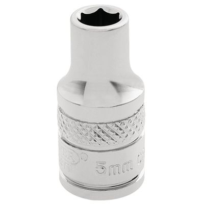 Draper Expert 32427 Hi-Torq® 6 Point Socket 1/4in Sq. Dr. 5.0Mm each