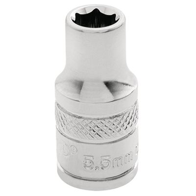 Draper Expert 32449 Hi-Torq® 6 Point Socket 1/4in Sq. Dr. 5.5Mm each