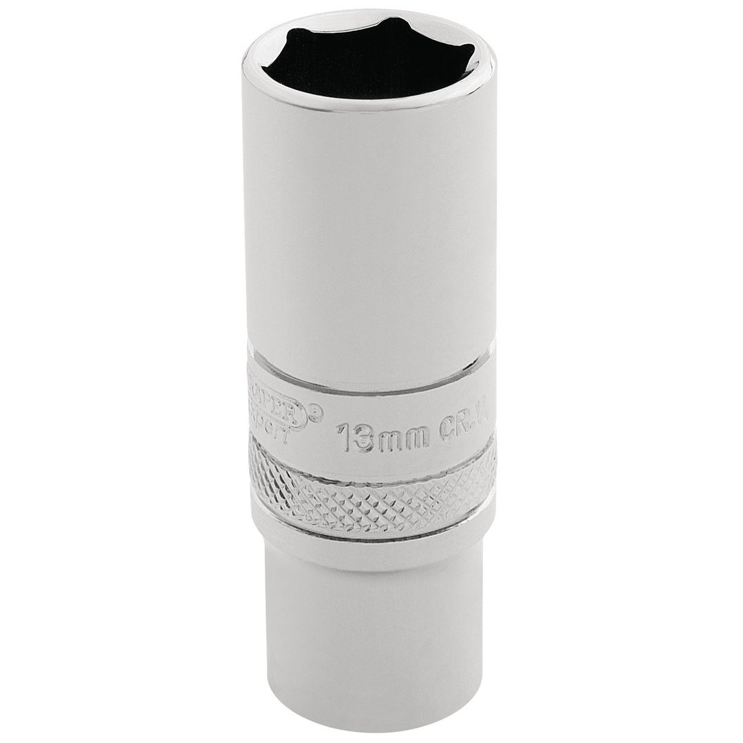 Draper Expert 32762 Hi-Torq® 6 Point Deep Socket 1/4in Sq. Dr. 13Mm each - Image 1