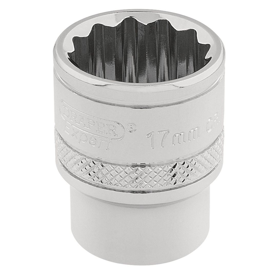 Draper Expert 32781 Hi-Torq® 12 Point Socket 3/8in Sq. Dr. 17Mm each - Image 1