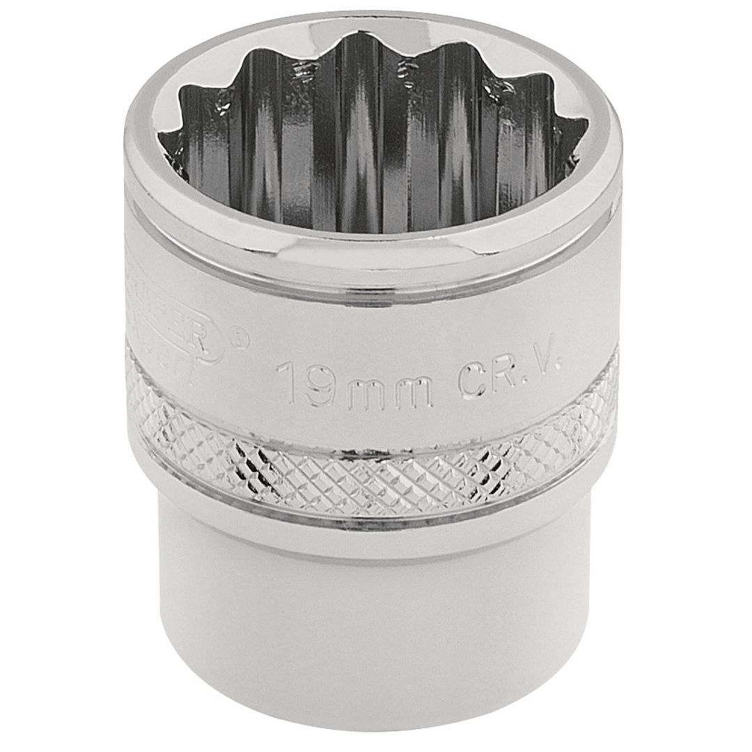 Draper Expert 32797 Hi-Torq® 12 Point Socket 3/8in Sq. Dr. 19Mm each - Image 1