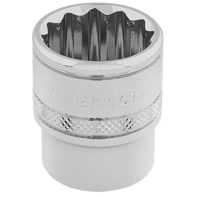 Draper Expert 32797 Hi-Torq® 12 Point Socket 3/8in Sq. Dr. 19Mm each