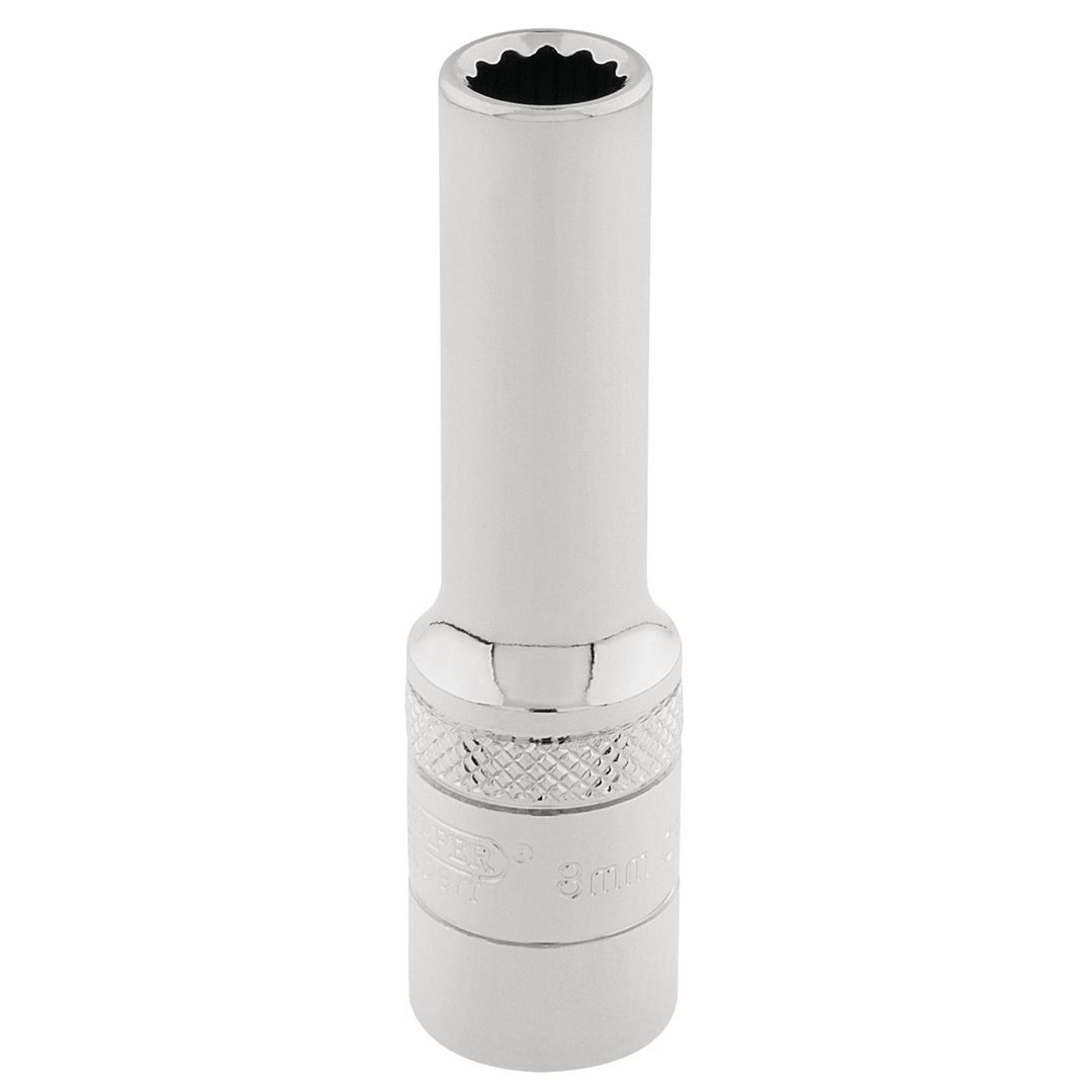 Draper Expert 32818 Hi-Torq® 12 Point Deep Socket 3/8in Sq. Dr. 8Mm each - Image 1