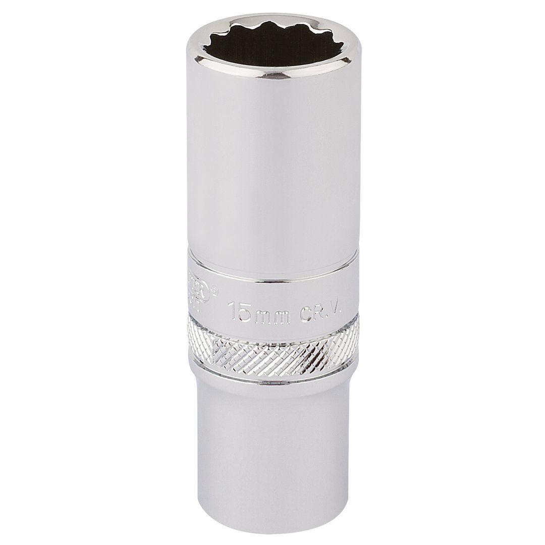 Draper Expert 32965 Hi-Torq® 12 Point Deep Socket 3/8in Sq. Dr. 15Mm each - Image 1
