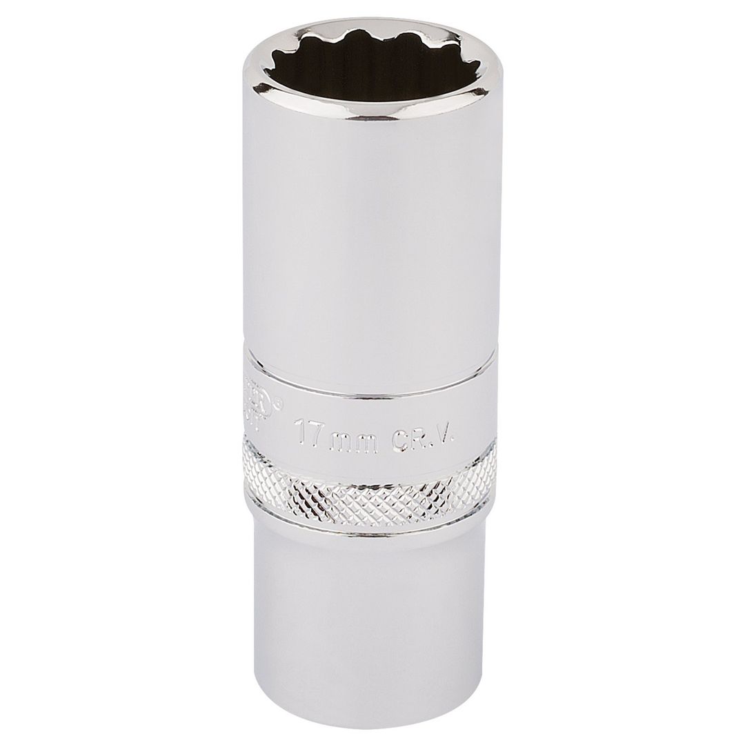Draper Expert 33013 Hi-Torq® 12 Point Deep Socket 3/8in Sq. Dr. 17Mm each - Image 1