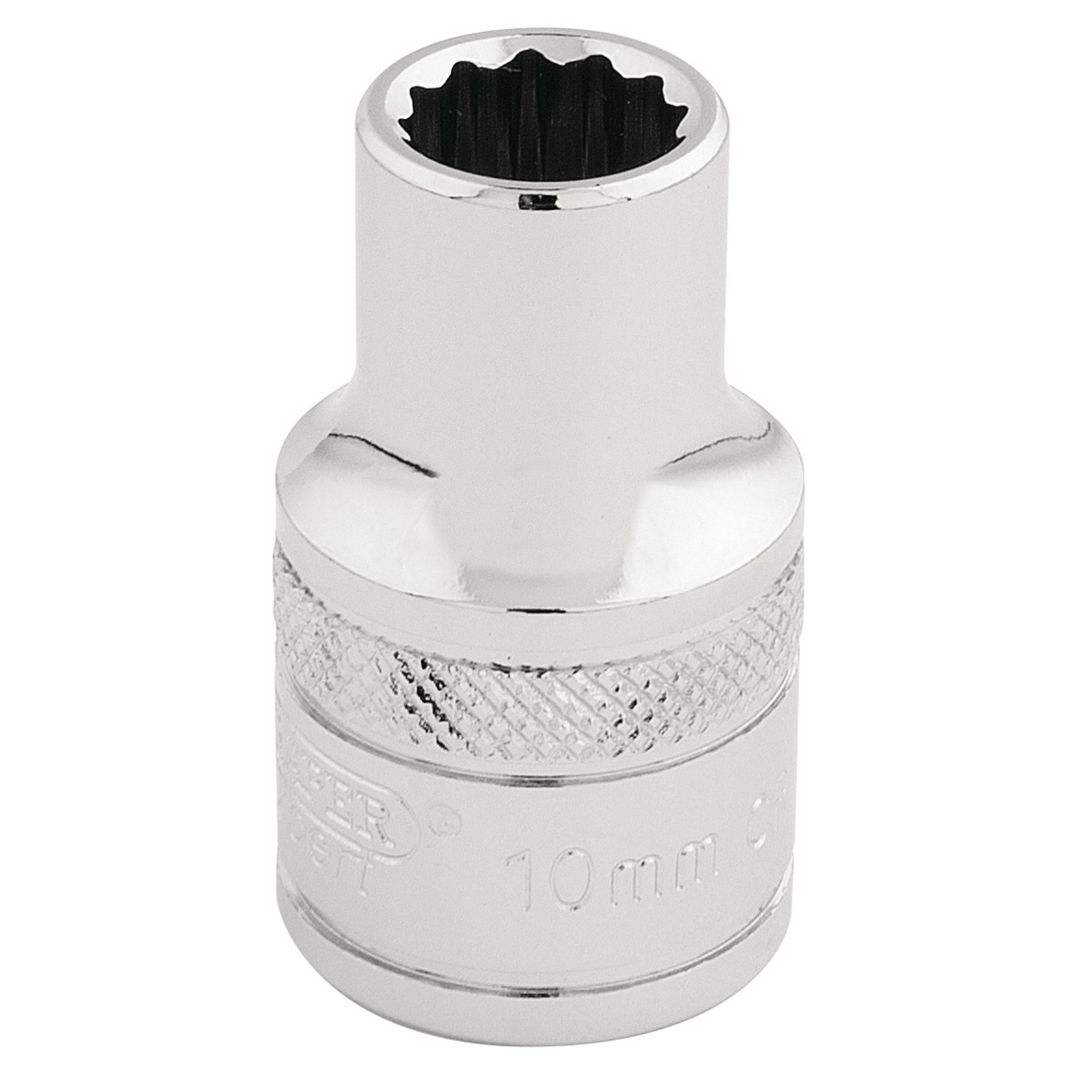 Draper Expert 33093 Hi-Torq® 12 Point Socket 1/2in Sq. Dr. 10Mm each - Image 1