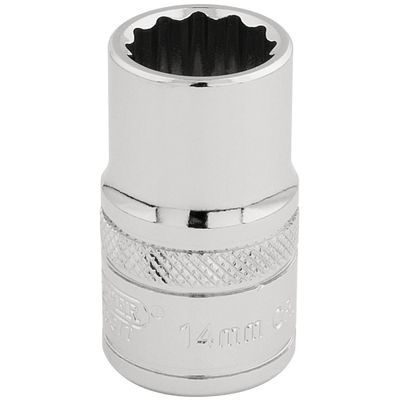 Draper Expert 33125 Hi-Torq® 12 Point Socket 1/2in Sq. Dr. 14Mm each