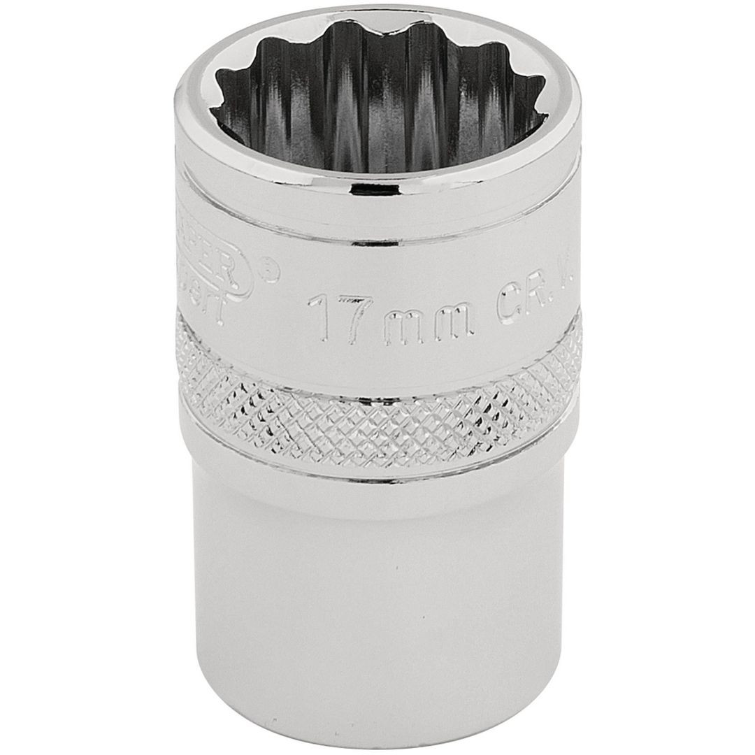 Draper Expert 33167 Hi-Torq® 12 Point Socket 1/2in Sq. Dr. 17Mm each - Image 1