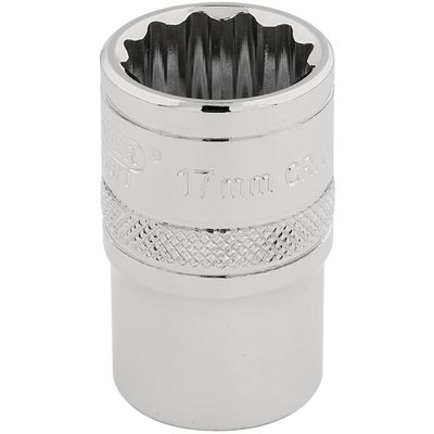 Draper Expert 33167 Hi-Torq® 12 Point Socket 1/2in Sq. Dr. 17Mm each