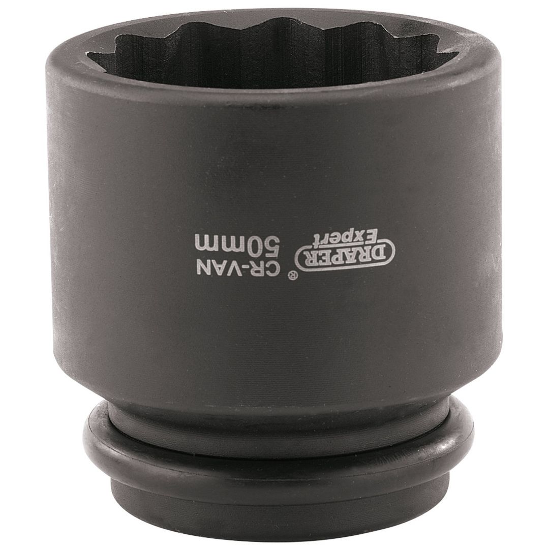 Draper Expert 33319 Hub Nut Impact Socket 3/4in Sq. Dr. 50Mm each - Image 1
