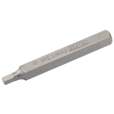 Draper Expert 33333 5Mm X 75Mm Hexagonal 10Mm Insert Bit For Mechanicfts Bit Sets each